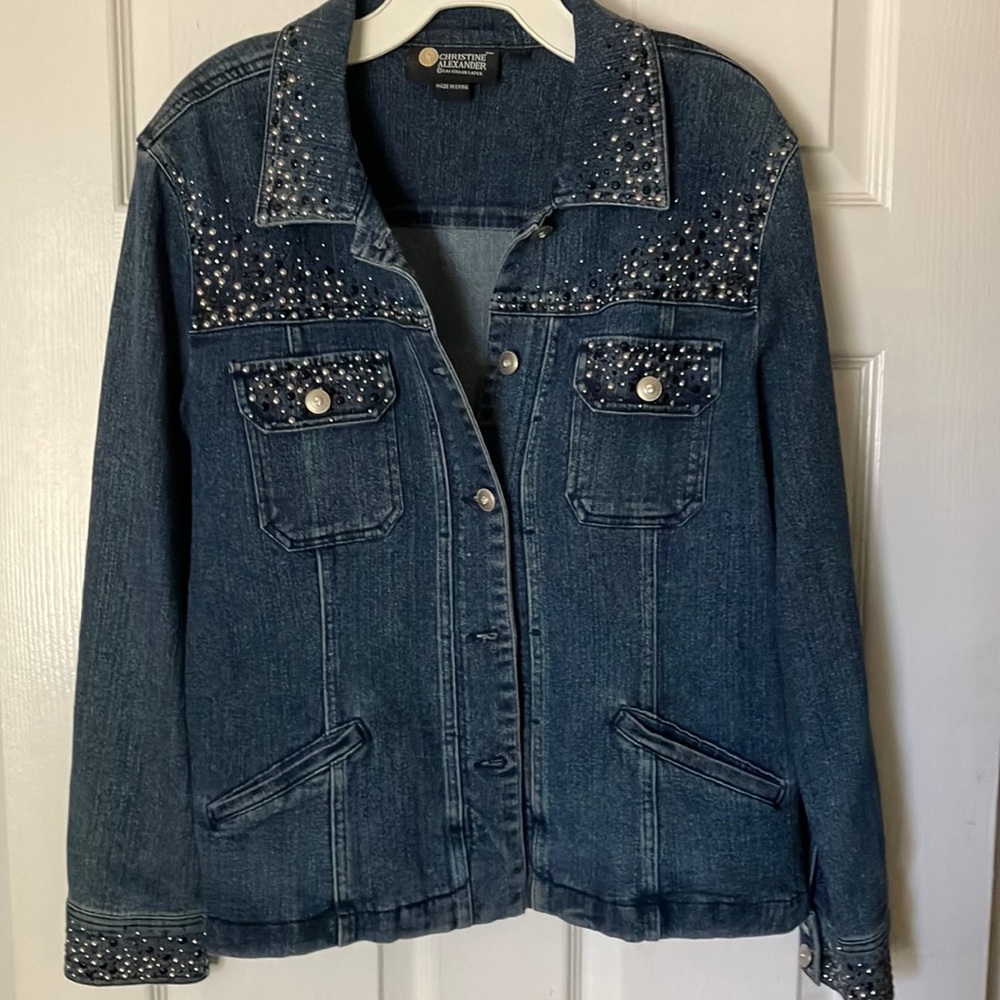 Christine Alexander Jean jacket Size M